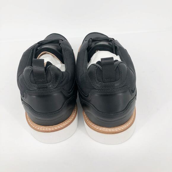 MARCUS ALEXANDER Mens Barlow Low Top Sneakers US 13 EU 46 Black Leather NWOB - Picture 9 of 12